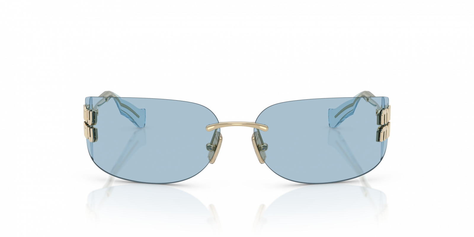 MU Blue/Gold Sunglasses 75mm