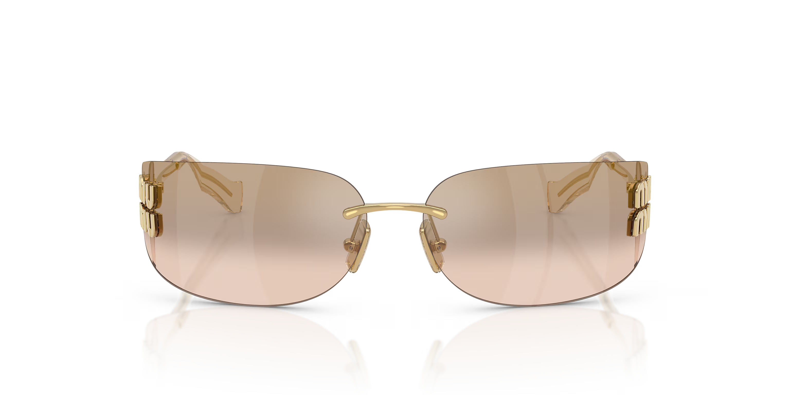 MU Brown/Gold Sunglasses 75mm
