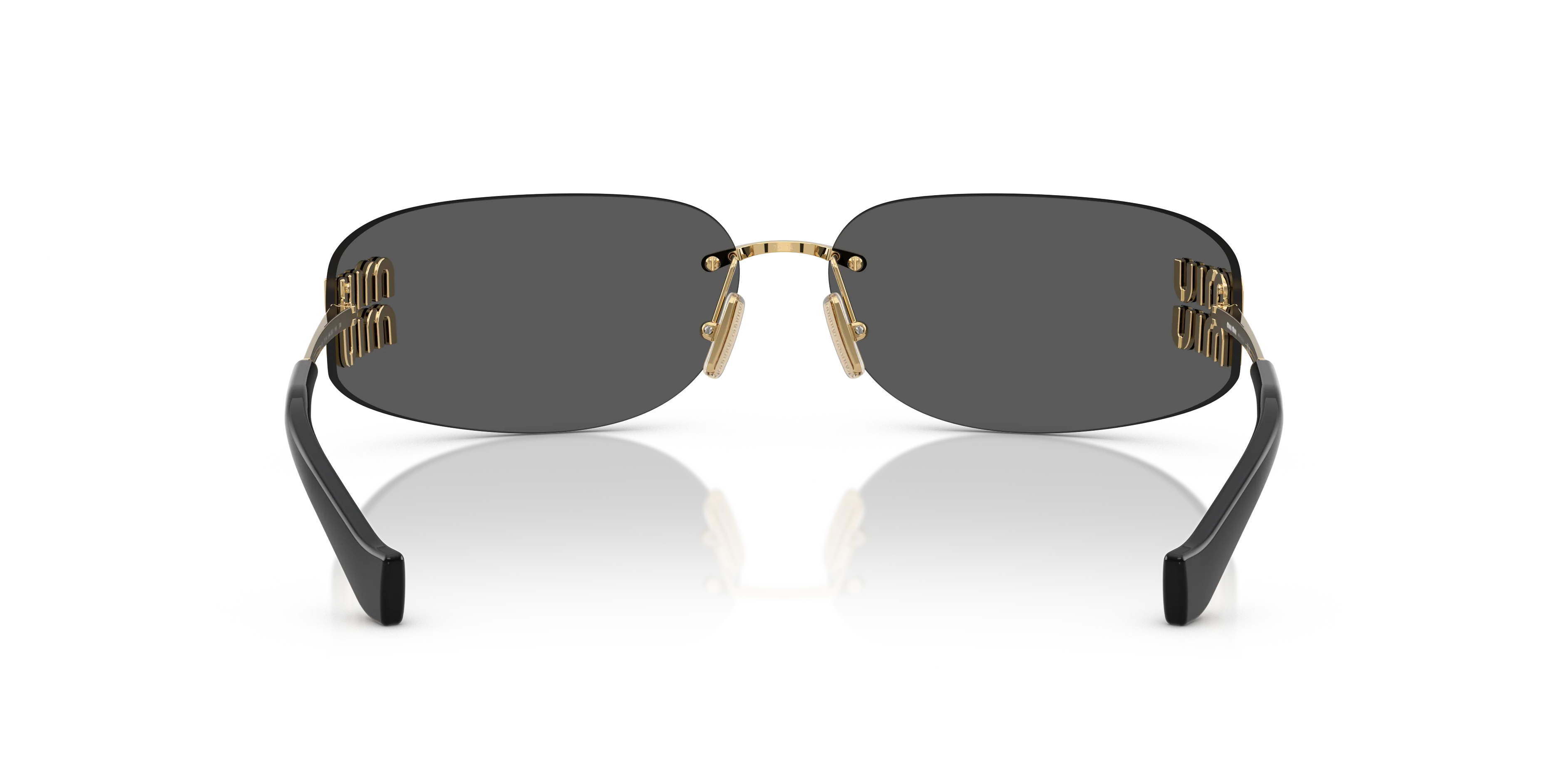MU Black/Gold Sunglasses 75mm