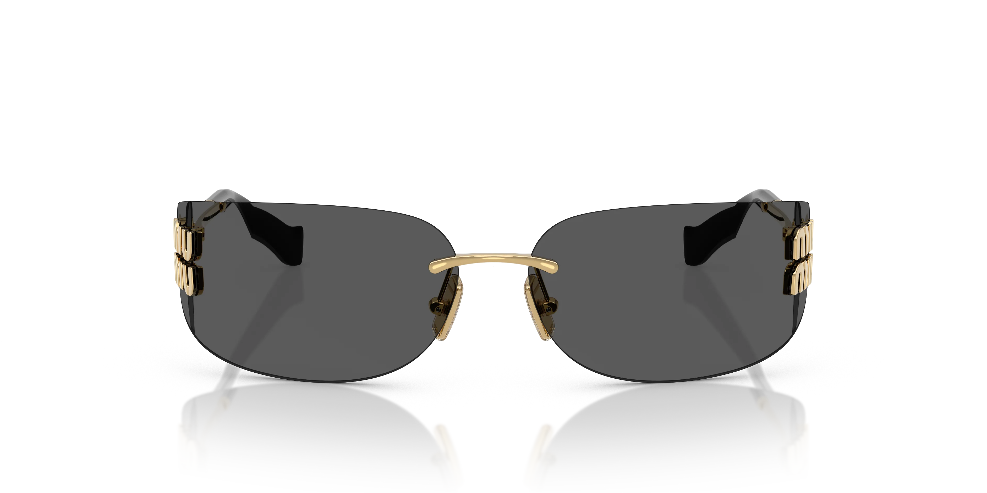 MU Black/Gold Sunglasses 75mm