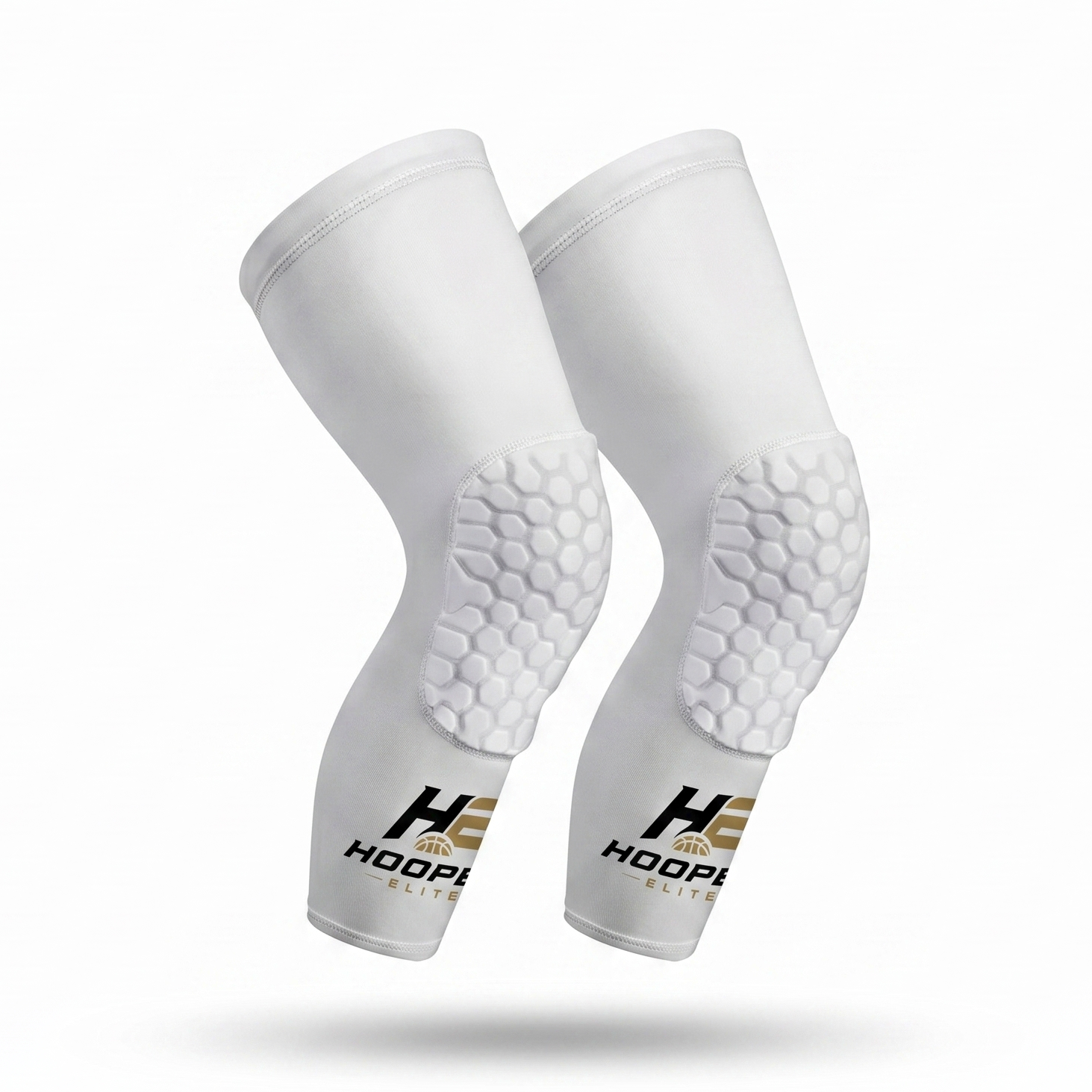 Hooper Elite Padded Knee Sleeve - White