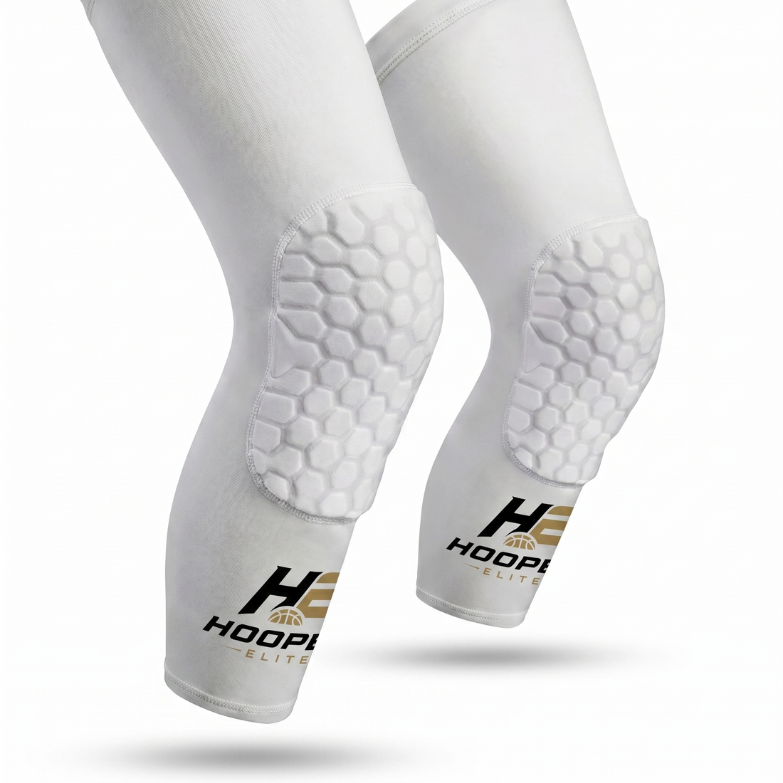 Hooper Elite Padded Knee Sleeve - White