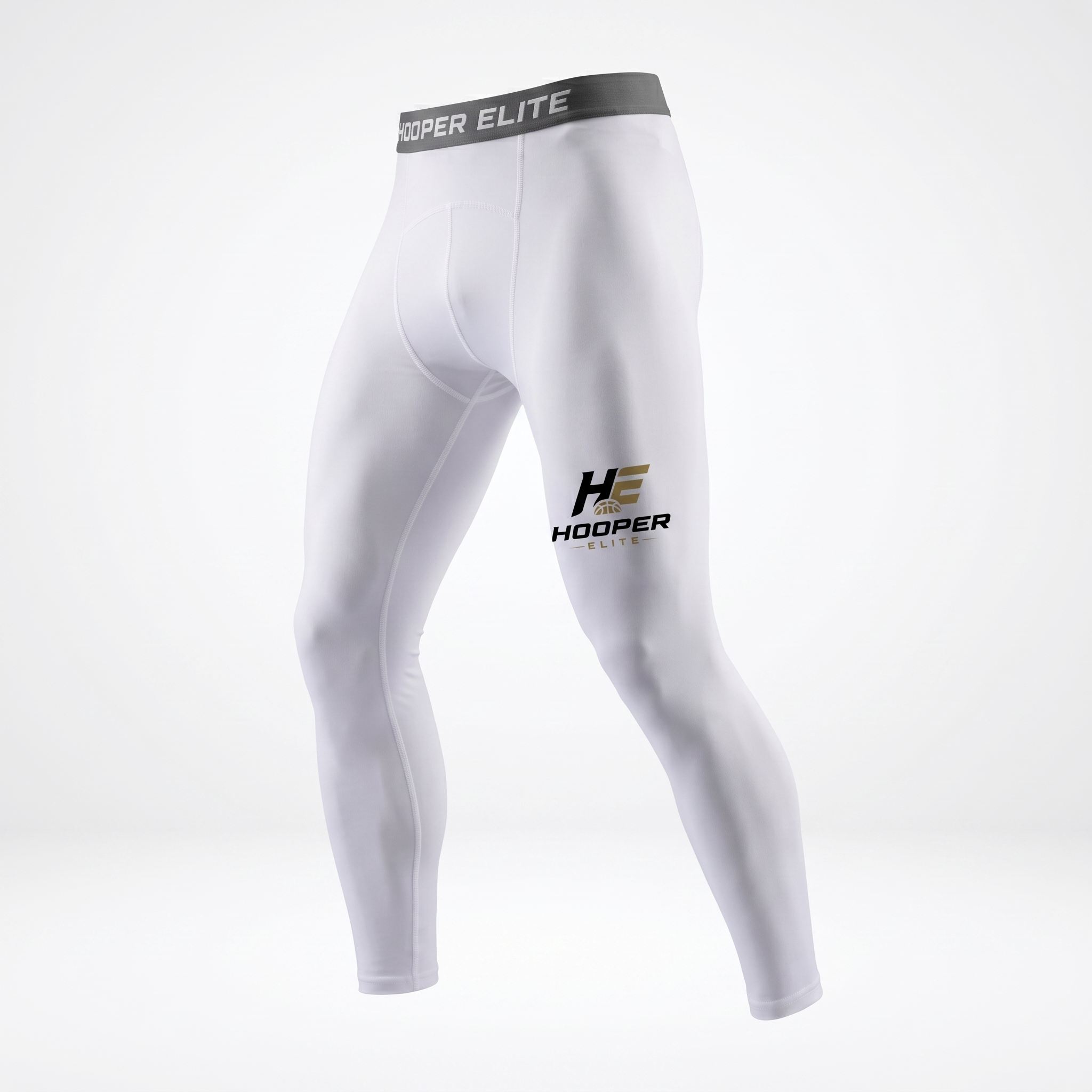 Hooper Elite Compression Tights - White
